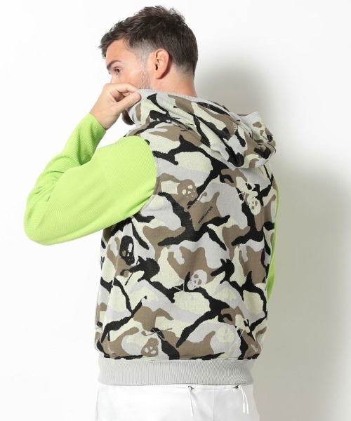 MARK&LONA（マークアンドロナ） ベスト ジレ Gauge Hooded Reversible