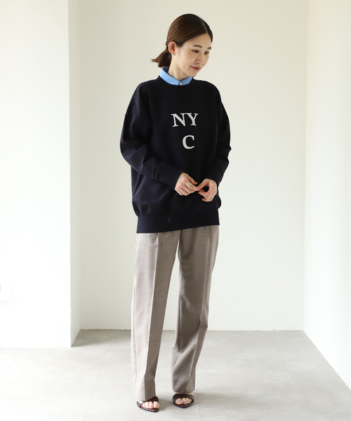 VERMEIL par iena スウェット　イエナ 楽天市場】ロゴ シルケットコットンスウェット VERMEIL par iena
