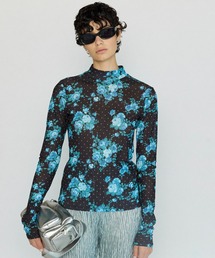 MAISON SPECIAL tシャツ Flower Dot Turtle High Neck Tops