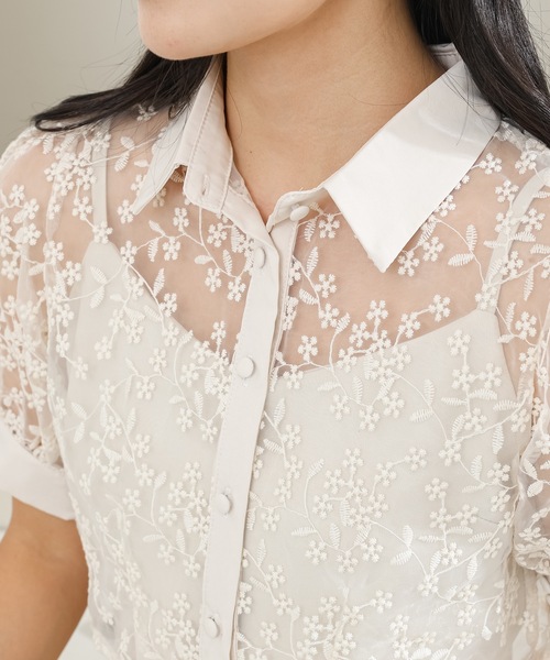 Lace Ladies ワンピース レース ブラウス× マーメイド