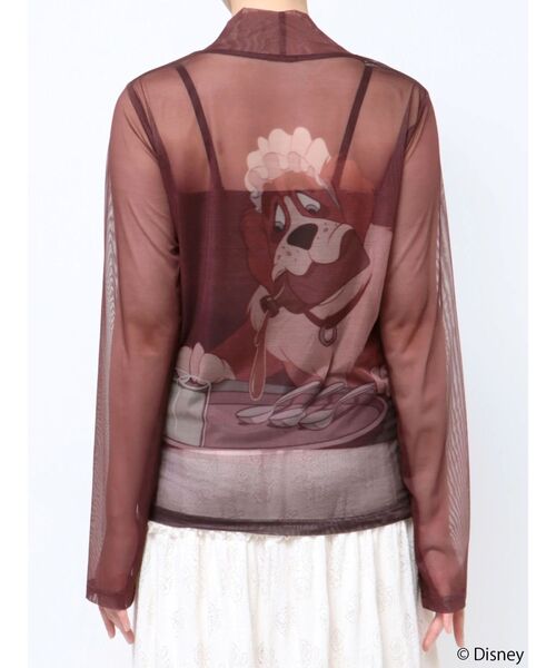 flowerシアーメッシュtops（Tシャツ/カットソー）｜merry jenny