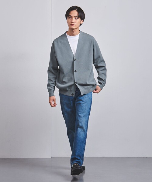 カーディガン 4シーズン ミラノリブ カーディガン −ウォッシャブル  