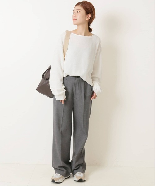 ハイブリッドダブルクロスワンタックパンツ36 パンツ スラックス  