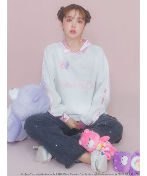 本格派ま！ CALNAMUR LONG TEAMLOGO Bearsコラボ」UNIFORM 「Care tシャツ トップス