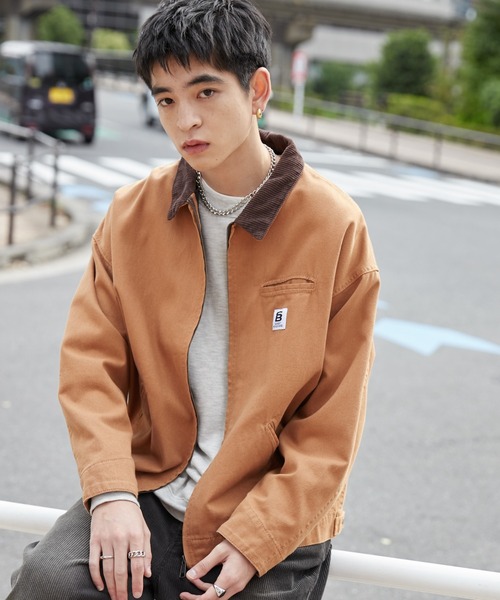 WEGO ブルゾン アウター WEGO/ワーカーズZIPジャケット メンズ