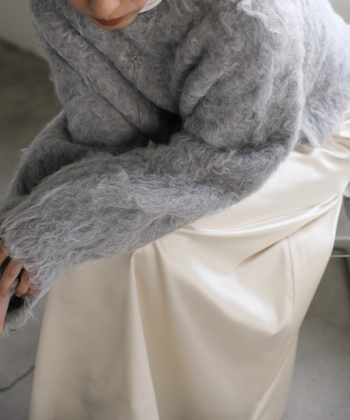 select MOCA（セレクトモカ） ニット セーター シャギークロップド