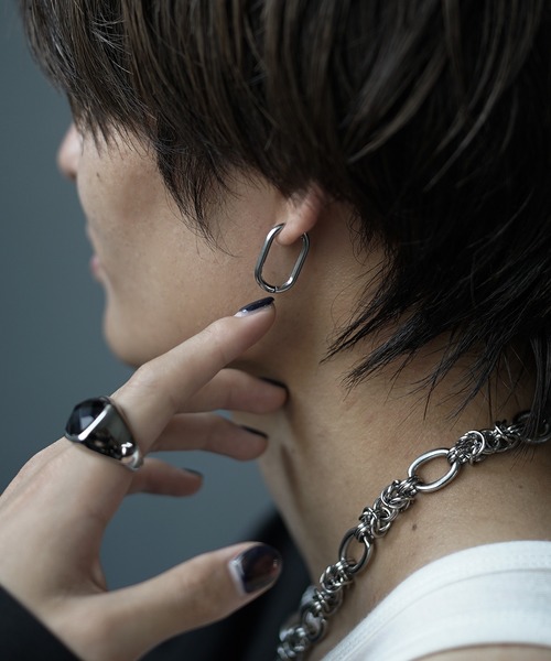 【Vitaly】Profile ユニセックス フープ ピアス 2色 楽天市場】リングピアス フープピアス 6個セット メンズ