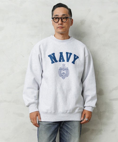 WAIPER.inc トレーナー スウェット USNA（アメリカ海軍兵学校