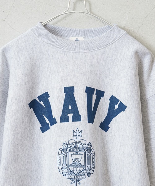WAIPER.inc トレーナー スウェット USNA（アメリカ海軍兵学校