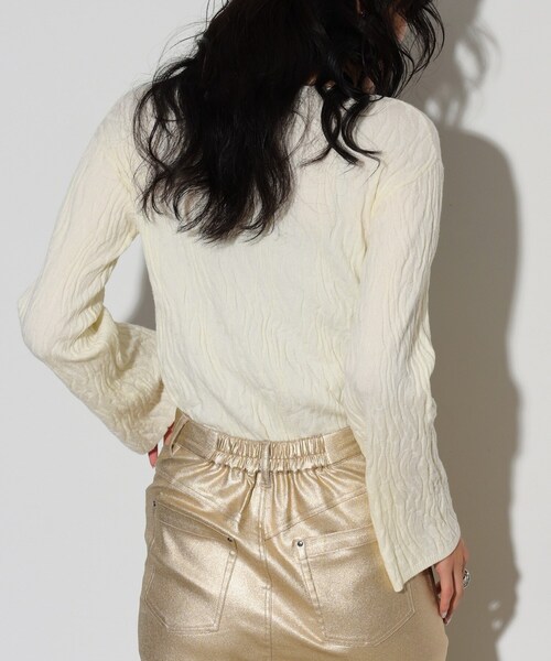 INDIVI GALLEST ニット セーター アートジャカードニット