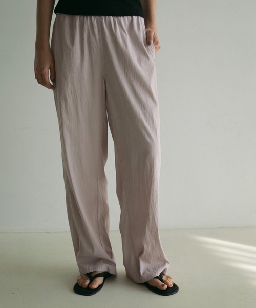 アンヌーク Chambray Rough Pants anuke パンツ Chambray Rough Pants レディース : ZOZOTOWN