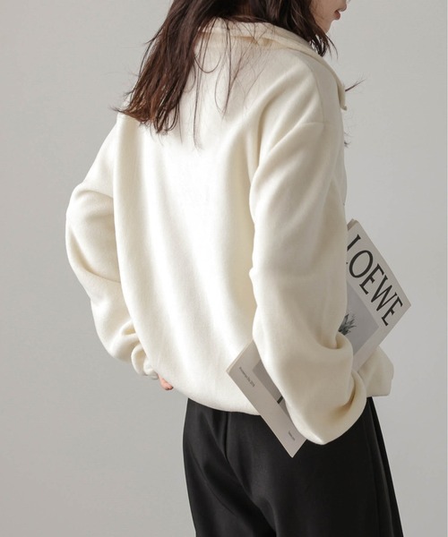 La-gemme（ラジェム） tシャツ ハーフジッププルオーバー レディース