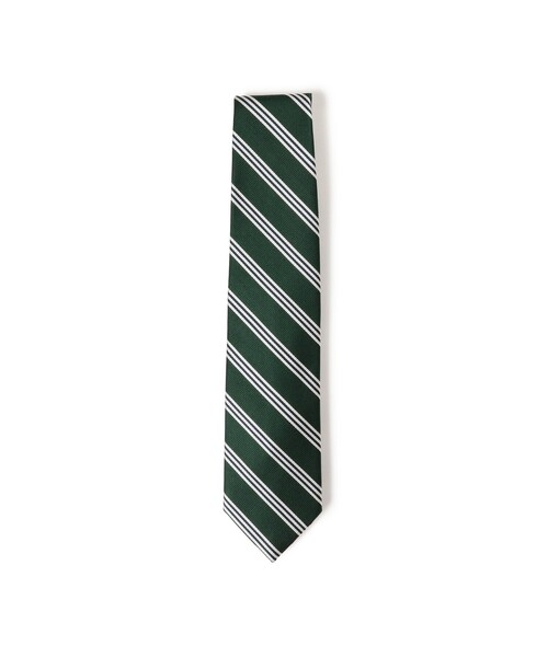 【美品】Brooks Brothers／サンドストライプタイ／ブラック シルク BB＃3バーストライプ レップボウタイ Made in