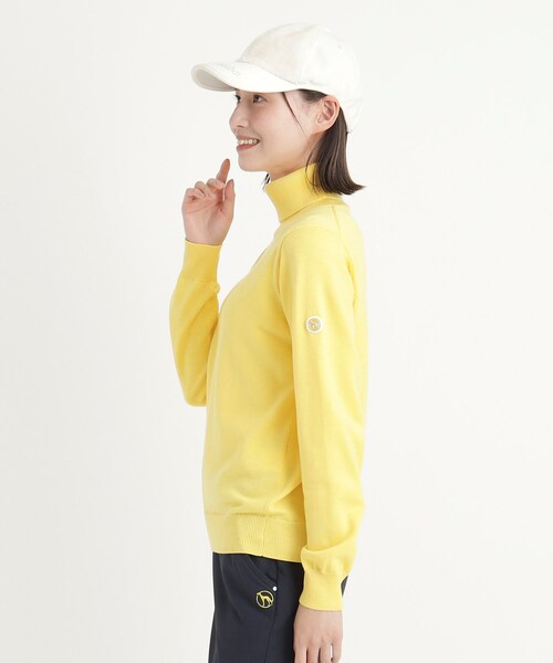 JUN&ROPE' ニット セーター 配色ライン使い長袖ニットプル