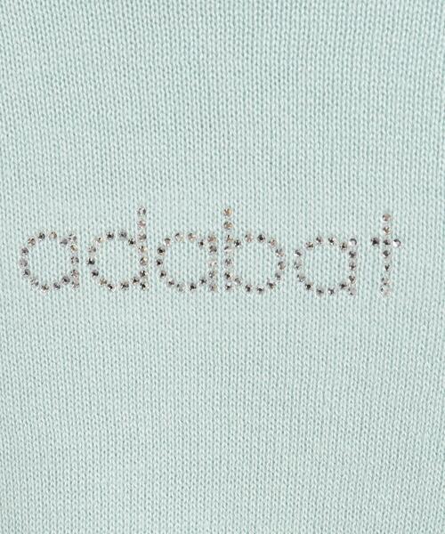 adabat（アダバット） ニット セーター 「手洗い可」ラインストーン