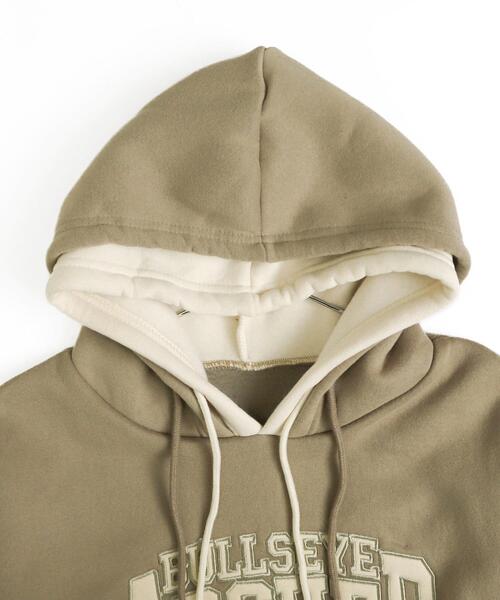 WOND パーカー WEGO/ダブルフードロゴビッグパーカー レディース