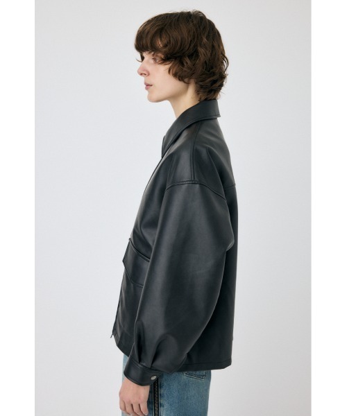 MOUSSY（マウジー） ブルゾン アウター FAUX LEATHER OVER ジャケット