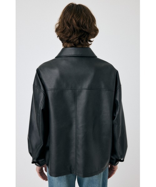 MOUSSY（マウジー） ブルゾン アウター FAUX LEATHER OVER ジャケット