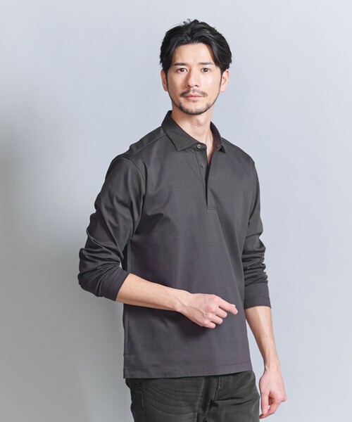 UA BEAUTY&YOUTH ポロ Lサイズ WARDROBE SMART BEAUTY＆YOUTH UNITED ARROWS tシャツ 「WEB限定 WARDROBE SMART