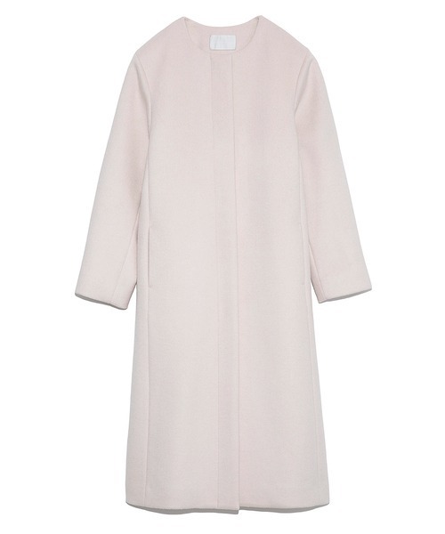 CELFORD（セルフォード） ノーカラーコート 38 ピンク レディース