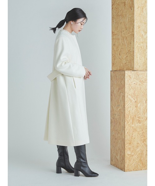 CELFORD（セルフォード） ノーカラーコート 38 ピンク レディース