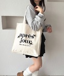 トートバッグ 「カラバリ9色展開」リボンアプレ...の詳細画像2