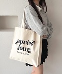 トートバッグ 「カラバリ9色展開」リボンアプレ...の詳細画像1