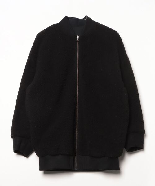 JEANASIS（ジーナシス） ジップアップブルゾン FREE ブラック