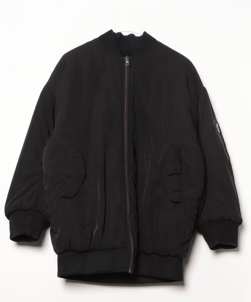 JEANASIS（ジーナシス） ジップアップブルゾン FREE ブラック
