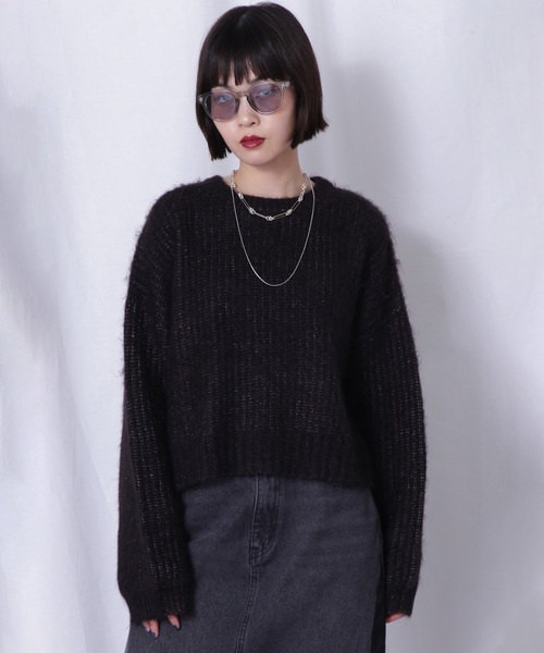 ROSE BUD（ローズバッド） ニット セーター クルーネックニットプル