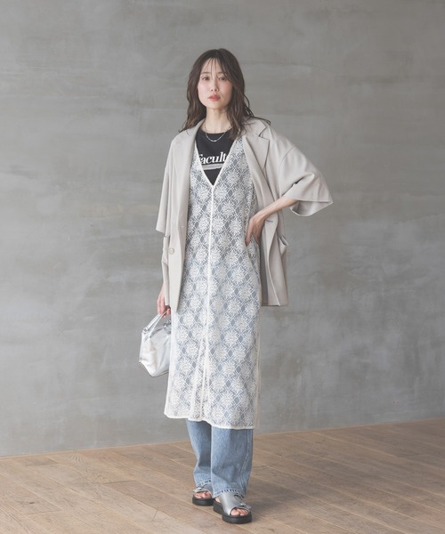 GLOBAL WORK ワンピース 2WAYレースワンピース/286005