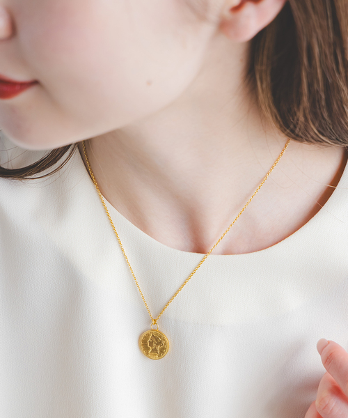 【国内即発】≪chibi jewels≫ ワンダイム コイン ネックレス Chibi Jewels/チビ・ジュエルズ】コインネックレス One Dime
