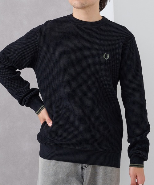 FRED PERRY 七分丈ニット　フレッドペリー FRED PERRY（フレッドペリー） セーター ニット メンズ レディース