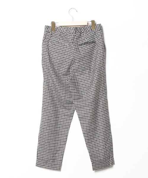 「FLORENT」 チェック柄パンツ 36 ブラック レディース_画像2