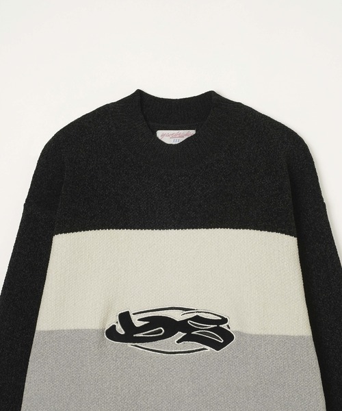 YARDSALE ニット YARDSALE（ヤードセール）Arrow Knit (Black) の通販 