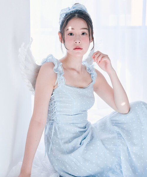 レースアップシャツワンピース|allureville OFFICIAL SITE