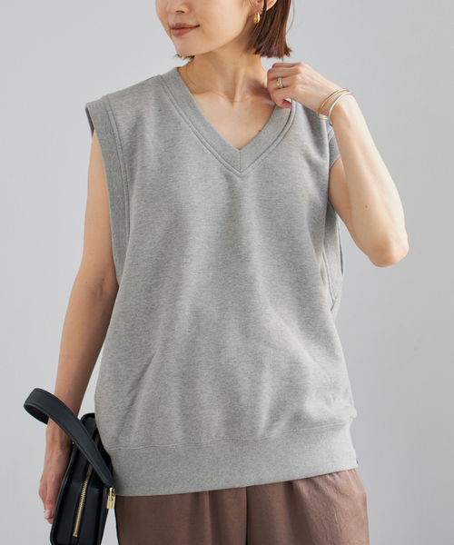 IENA（イエナ） ベスト ジレ LOOPWHEELER for LOWERCASE 別注 ライト