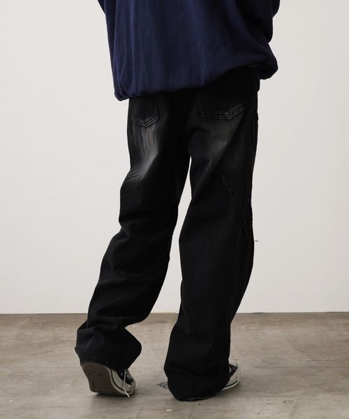 ROOP TOKYO ジーンズ Vintage-Like Wide Straight Denim Pants