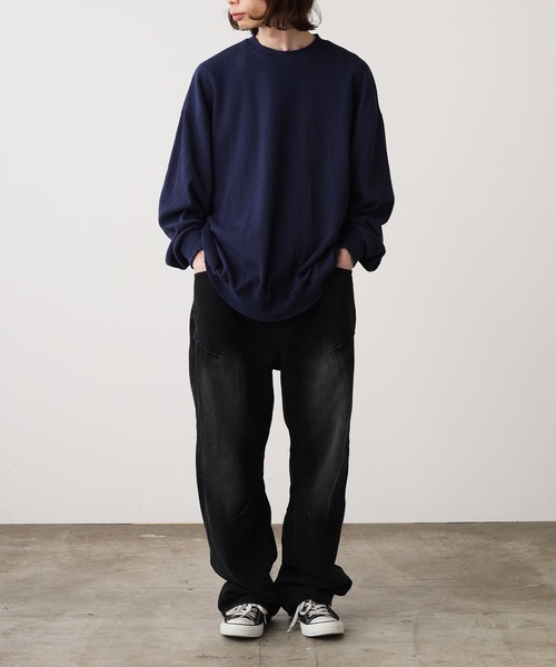 ROOP TOKYO ジーンズ Vintage-Like Wide Straight Denim Pants
