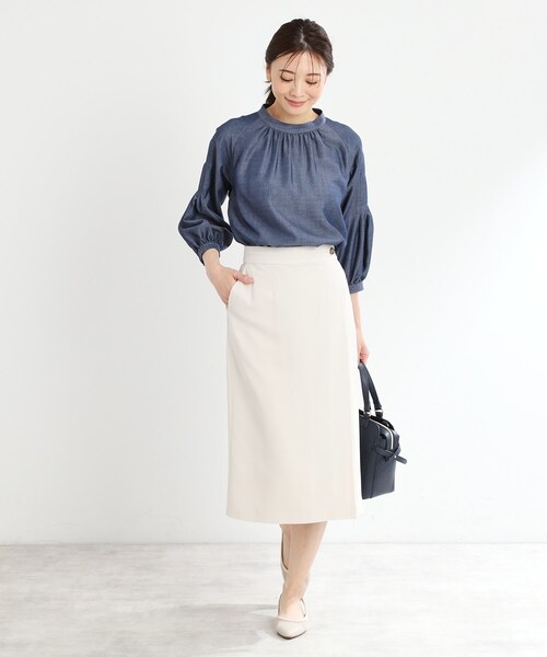 Reflect ブラウス シャツ 「夏SALE／接触冷感／洗える」オフ