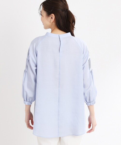 ブラウス シャツ 「夏SALE／接触冷感／洗える」オフボディシャツブラウス レディース 夏SALE／接触冷感／洗える】オフボディシャツブラウス（シャツ