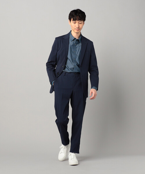 COMME CA MEN（コムサメン） シャツ デニムライクコットンツイル 