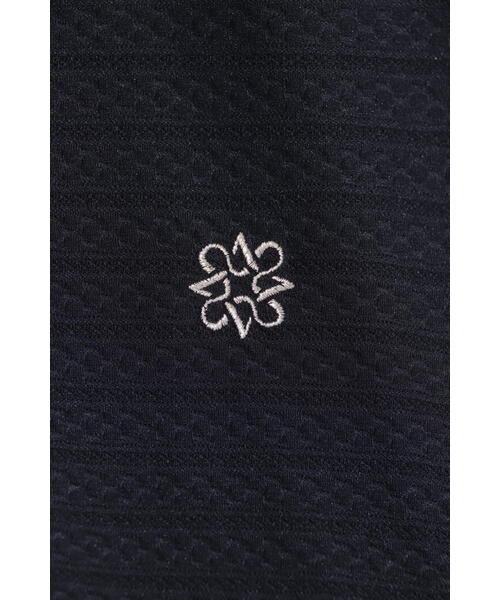 ST ANDREWS 花柄⛳シャツ Mサイズ SA ロゴトッドジャガード半袖シャツ (WOMENS) | St ANDREWS