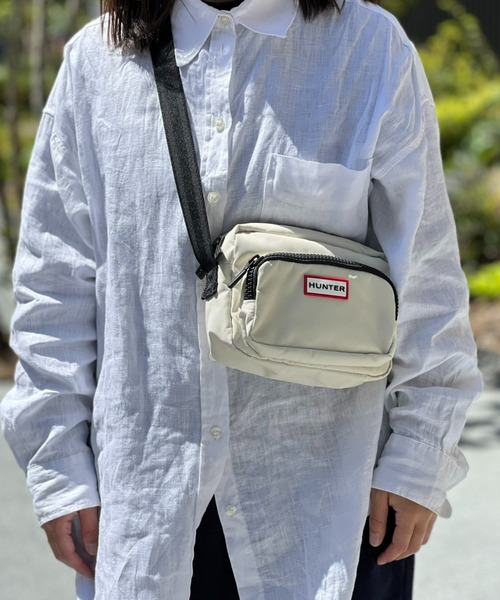 ★HUNTER★ナイロン クロスボディ HUNTER ショルダーバッグ バッグ 「HUNTER」 NYLON CROSSBODY