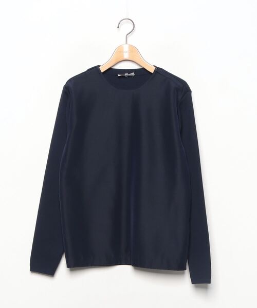 HYKE（ハイク） 長袖カットソー 1 ネイビー レディース : ZOZOTOWN