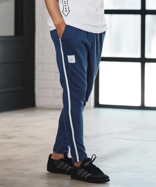 スウェットパンツ ジャージ mp13505-denim jersey pants ニットデニムパンツ メンズ