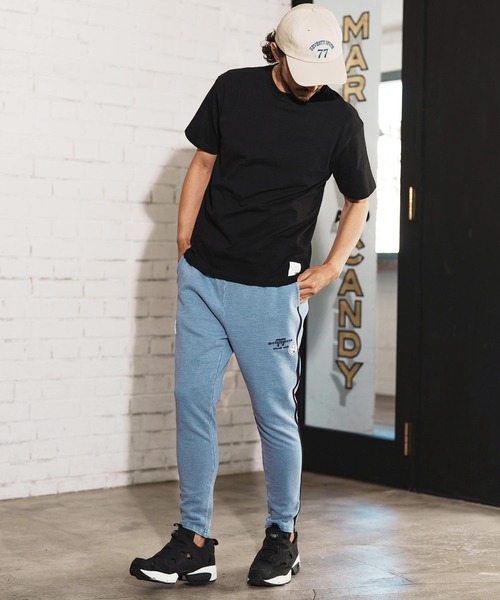 seventy seven スウェットパンツ ジャージ mp13505-denim jersey pants