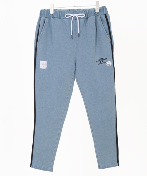 スウェットパンツ ジャージ mp13505-denim jersey pants ニットデニムパンツ メンズ