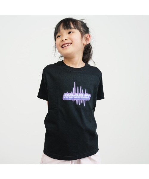 tシャツ パープルHoorayロゴ キッズ Tシャツ キッズ 子供服 女の子 | ブランド登録なし | 07