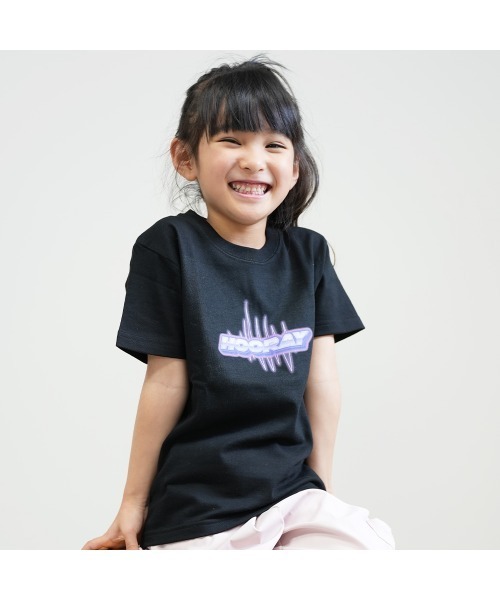 tシャツ パープルHoorayロゴ キッズ Tシャツ キッズ 子供服 女の子 | ブランド登録なし | 09